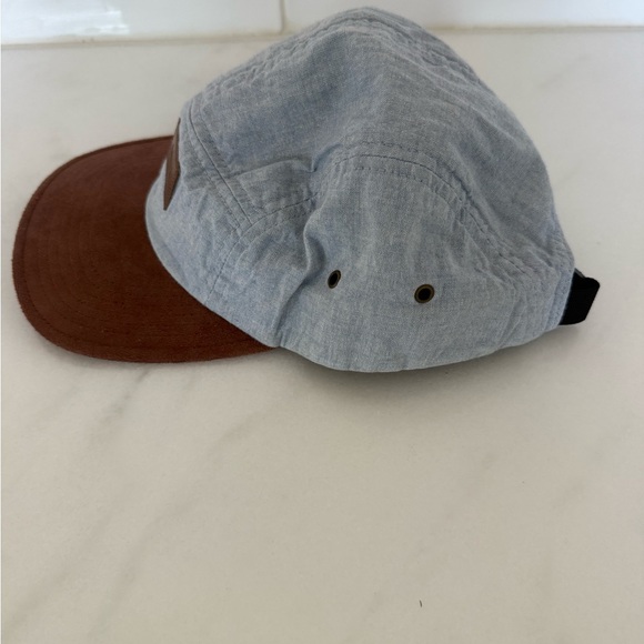 Obey Denim Blue and Chocolate Brown Hat - Picture 2 of 5